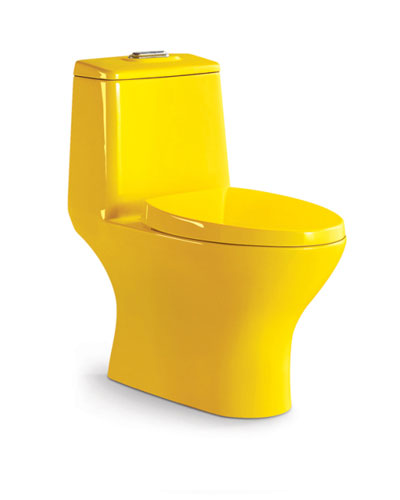 靜音虹吸噴射式連體座便器(彩色)